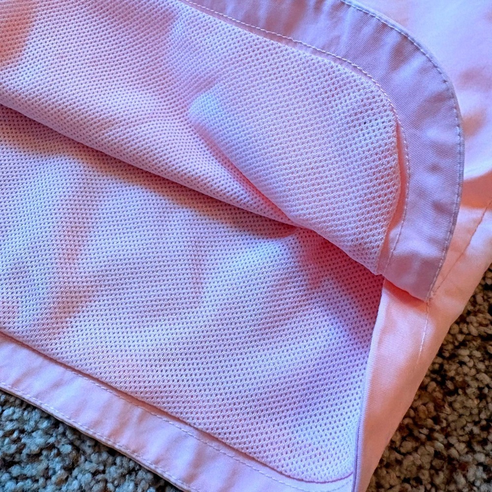 Nike Sportswear Women XXL Pink-Peach Mesh Lined Shorts Run Sports DM6829-686 EUC - Picture 8 of 14